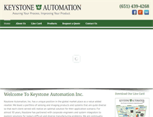 Tablet Screenshot of keystoneautomation.com